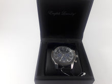 English Laundry Men's EL7964 Gunmetal Dial Leather Strap Watch