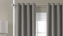 Elrene Home Fashions Essex Window Panel Gray-Single Panel Only