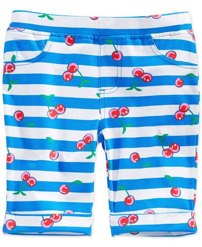 Epic Threads Little Girls' Printed Knit Bermuda Shorts Size 6