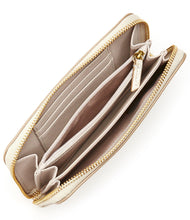 Fossil Emma RFID Leather Smartphone Wristlet Taupe Metallic