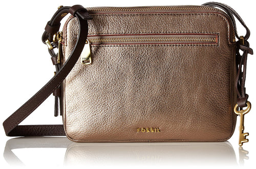 Fossil Piper Toaster CrossbodyTaupe Metallic