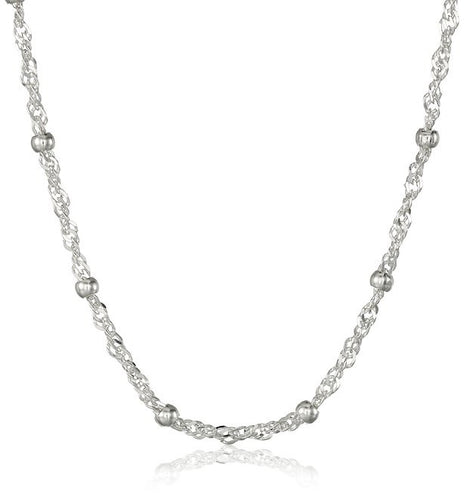 Giani Bernini Sterling Silver Necklace, 24