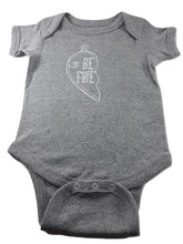 Little DiLascia Baby "Be Frie"  Onesie Heather Grey