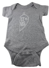 Little DiLascia Baby "Be Frie"  Onesie Heather Grey