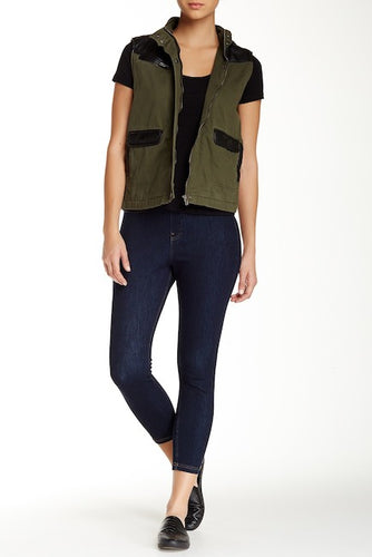 HUE Original Denim Shaping Capri XS