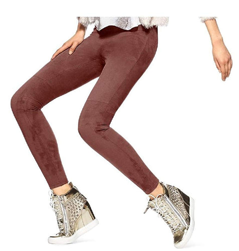 Hue Ultra Suede Leggings Nutmeg