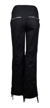 INC Deep Black Cropped Utility Zip-Pocket Pants Curvy Fit 2