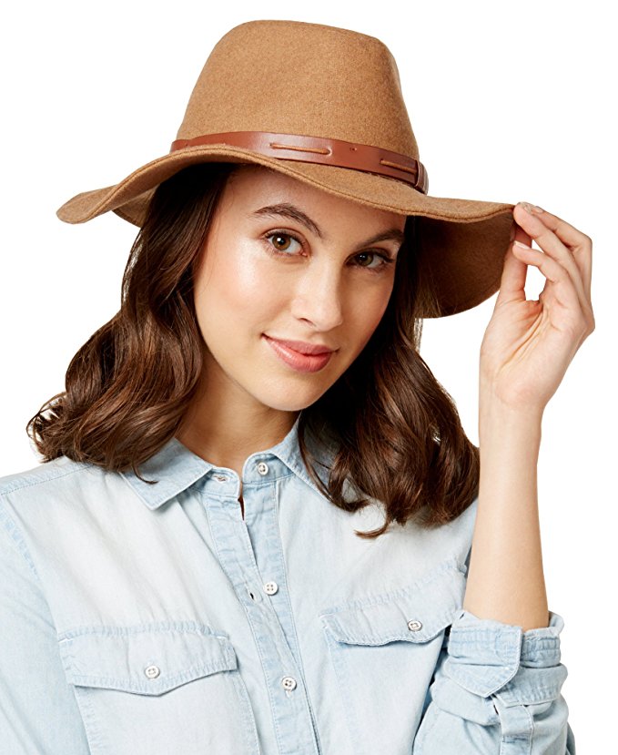 INC International Concepts Women's Belted Band Panama Hat,One Size