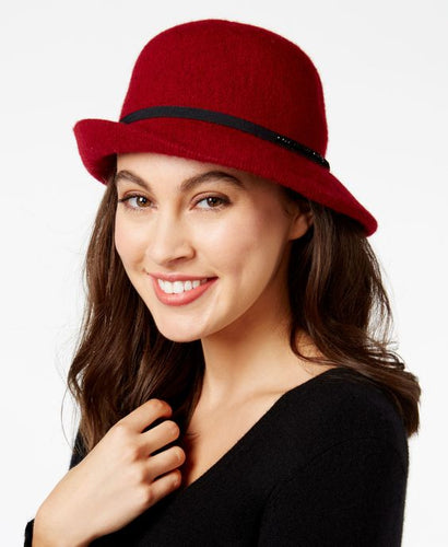 INC International Concepts Jet Stone Cloche Red