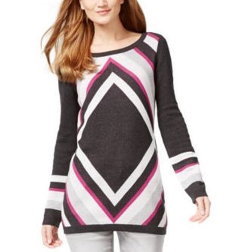 INC International Concepts Colorblocked Tunic Sweater Size Medium