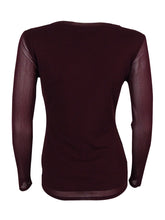 Inc International Concepts Embroidered Mesh-Overlay Top Size XL