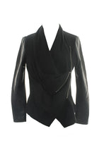 INC International Concepts Faux-Leather Knit Combo Jacket Size L