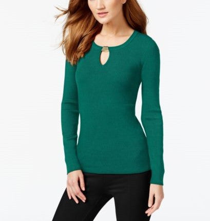 INC International Concepts Womens Keyhole Ribbed Sweater XXLarge