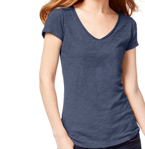 Inc International Concepts V-neck Tee Washed Bay Size XLarge