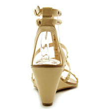 Inc International Concepts Windye Wedge Sandals Light Honey 8.5M