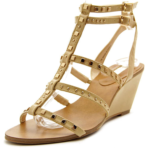 Inc International Concepts Windye Wedge Sandals Light Honey 8.5M