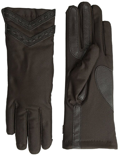 Isotoner Women's Smartouch Thinsulate Spandex Glove with Laced Chevrons XL