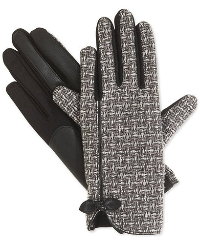Isotoner Signature Stretch Basket Weave Tech Touch Gloves XL