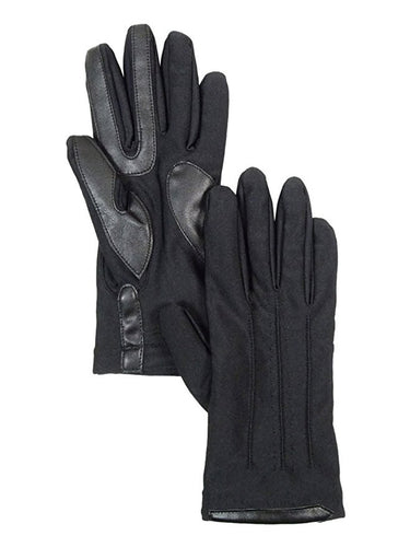 Isotoner Women's SmarTouch Spandex Gloves Black M/L