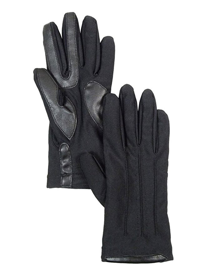 Isotoner Women's SmarTouch Spandex Gloves Black M/L