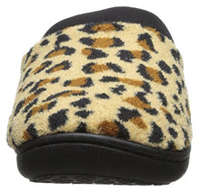 Isotoner Women’s Classic Microterry Hoodback Slippers Cheetah
