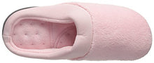 Isotoner Women's Classic Microterry Hoodback Slippers, Petal Pink, 7.5/8