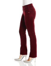 JAG Petite Peri Corduroy Straight Leg Pants Elderberry