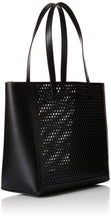 Loeffler Randall Perf Open Tote Black