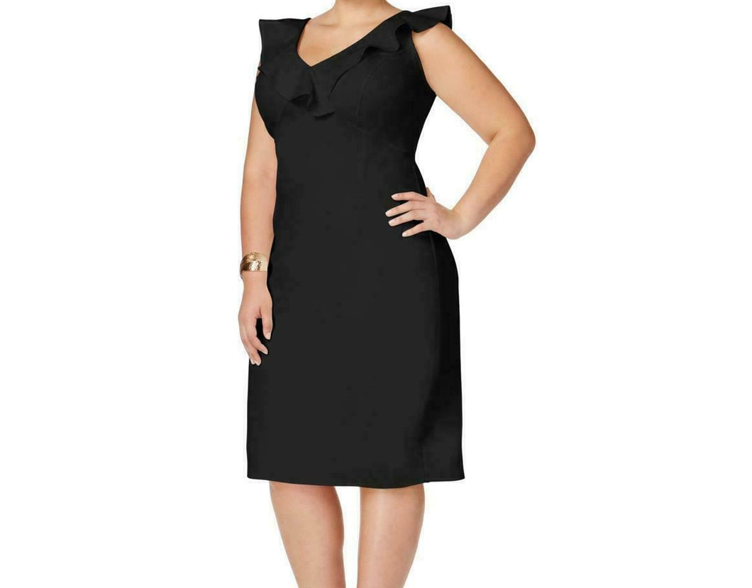 Love Squared Trendy Plus Size Ruffled Bodycon Dress 1X