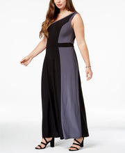 Love Squared Trendy Plus Size Contrast-Trim Maxi Dress 2X