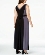 Love Squared Trendy Plus Size Contrast-Trim Maxi Dress 2X