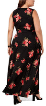 Love Squared Trendy Plus Size Faux-Wrap Maxi Dress