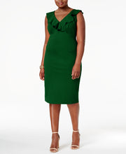 Love Squared Trendy Plus Size Ruffled Bodycon Dress 1X