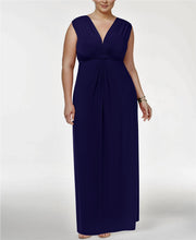 Love Squared Trendy Plus Size Sleeveless Knotted Maxi Dress 2X