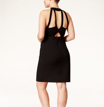 Love Squared Trendy Plus Size  Halter Open-Back Dress