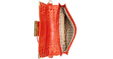 Marc Fisher Croco Clutch Orange