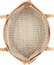 Marc Fisher Day by Day Croco Shopper Camel