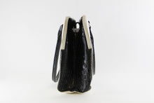 Marc Fisher Black/White Dress For Success Wing Tote