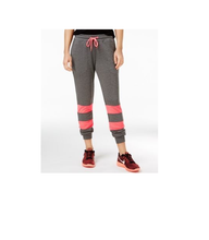 Material Girl Juniors Mesh-Inset Sweatpants Charcoal