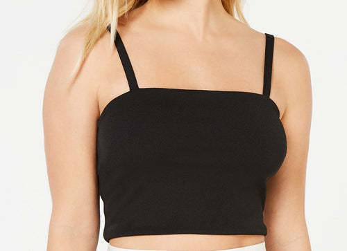 Material Girl Juniors' Ribbed Cropped Cami Top S