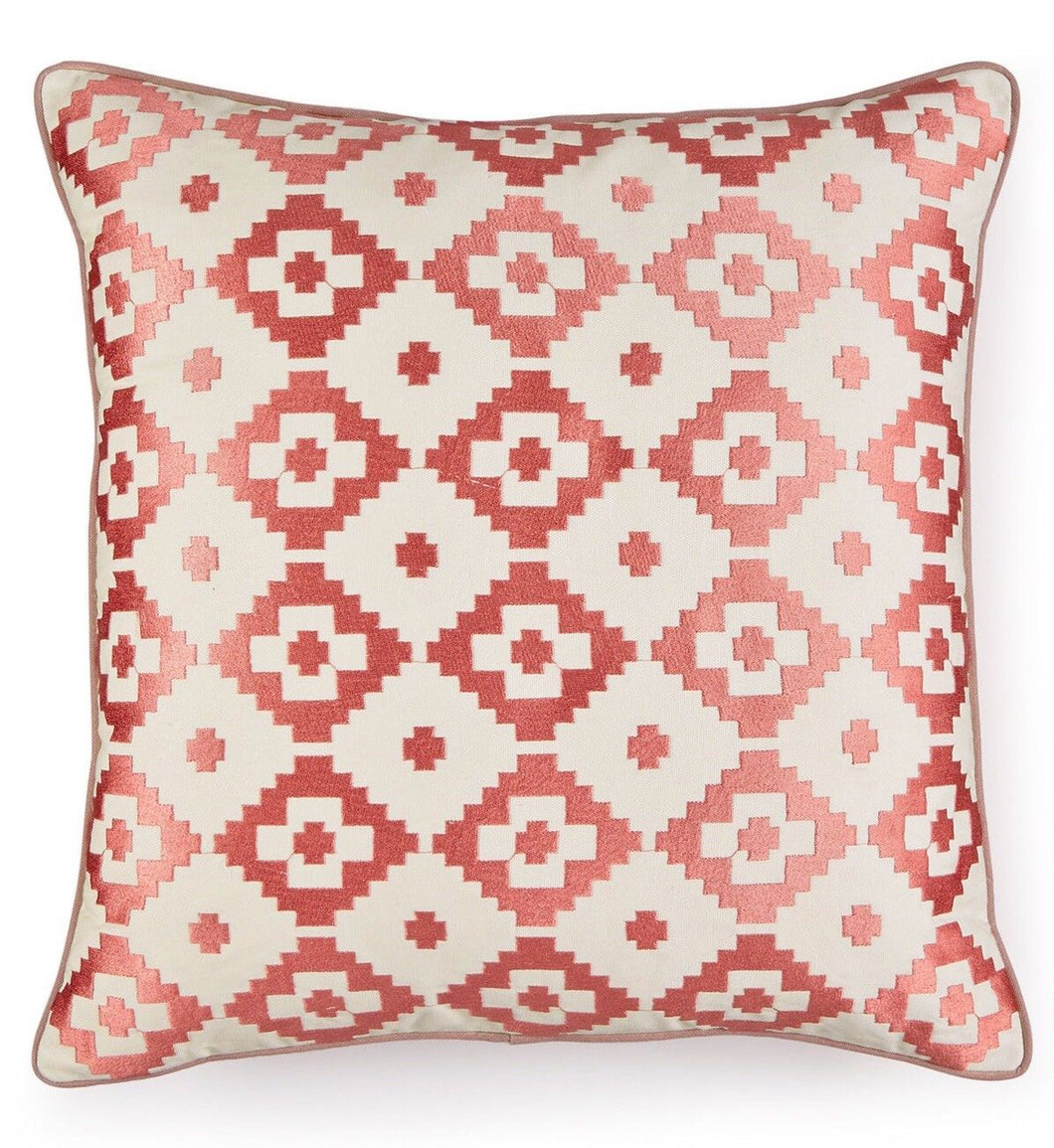 Martha Stewart Collection Red Rock Diamond Decorative Pillow