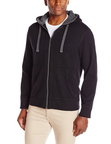 Nautica Men's Full Zip Berber Hoodie Medium