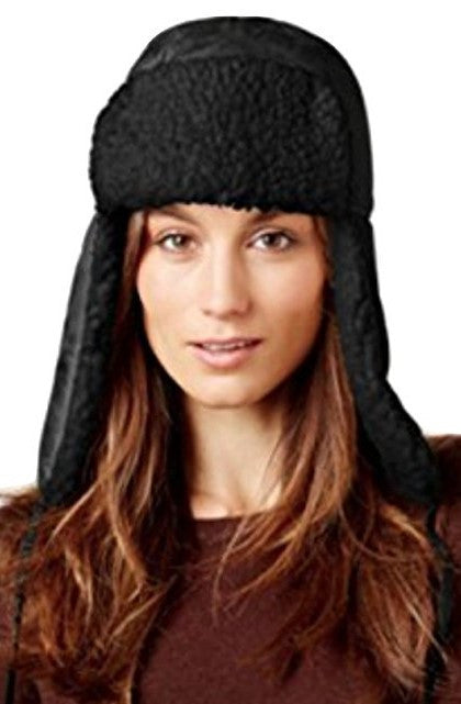 Nine West Women's Russian Ear Hat Black