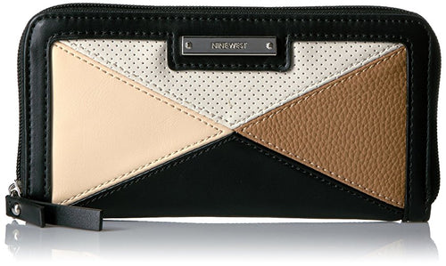 Nine West Treasures Zip Around Detailed Wallet