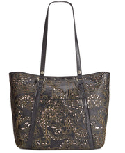 Patricia Nash Metallic Tooled Laser Lace Benvenuto Tote
