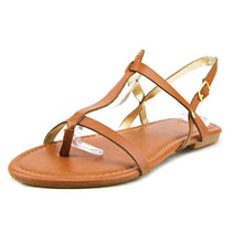 143 Girl Radko Flat Thong Sandals Cognac Size 9.5M