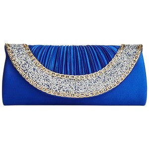 Sasha Glitz Clutch Blue
