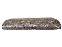 Style&co. Carolyn Bronze Metallic Lace Embroidery Clutch