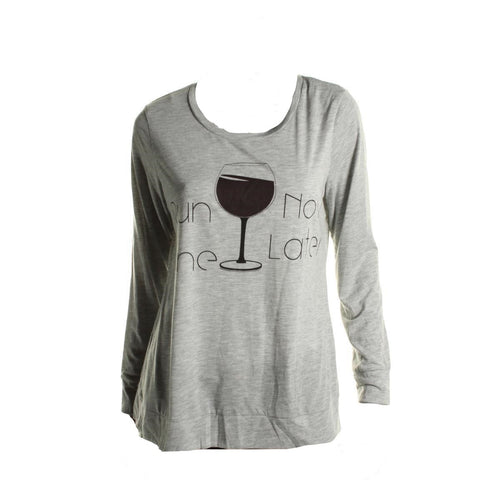 Style & Co. Sport Wine Lover Graphic Tee Medium