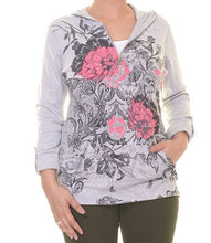 Style & Co. Women's Floral Layered Look Sweatshirt Size XLarge